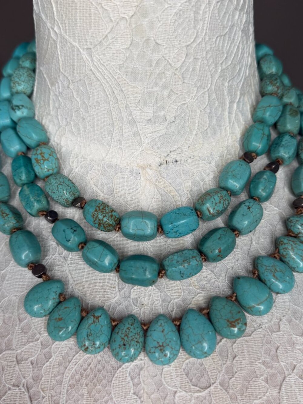 SILPADA Drops of the Ocean Turquoise Necklace - Picture 3 of 4
